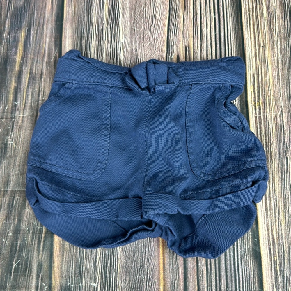 Infant Blue Bloomer Shorts- 12 Months